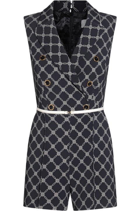 Homeware Elisabetta Franchi Black Jumpsuit