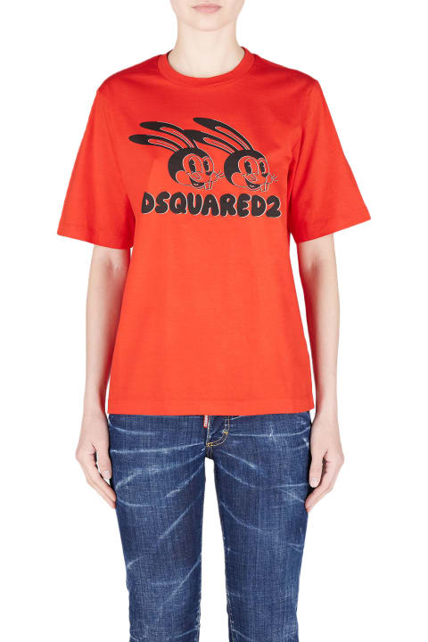 Dsquared2 Topwear for Women Dsquared2 'lunar N.y. Easy' T-shirt