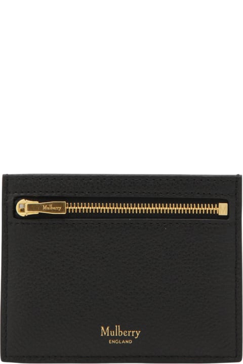 Mulberry Wallets for Women Mulberry Black Leather Cardholder