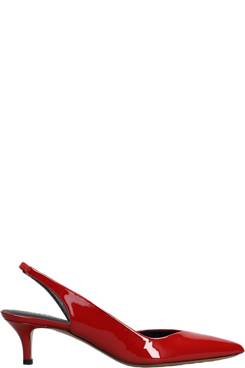 High-Heeled Shoes for Women Isabel Marant Padim Pumps In Red Patent Leather