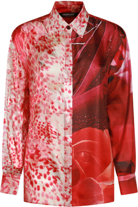 Roberto Cavalli Clothing for Women Roberto Cavalli Red Shirt
