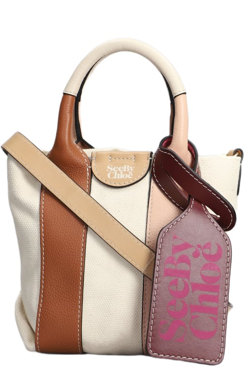See by Chloé for Women See by Chloé Tote In White Leather