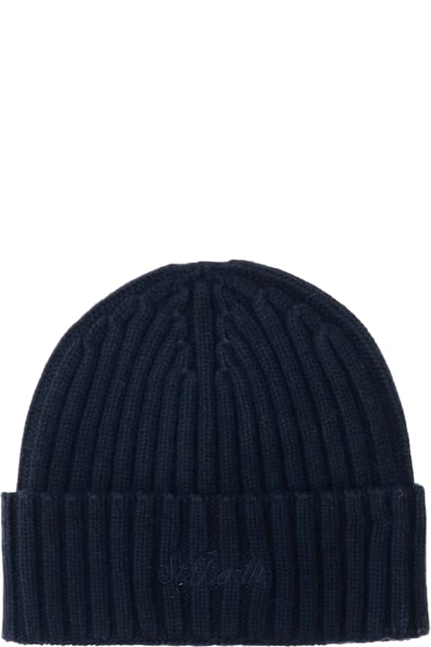 MC2 Saint Barth Accessories for Men MC2 Saint Barth Wool Blend Beanie With Logo
