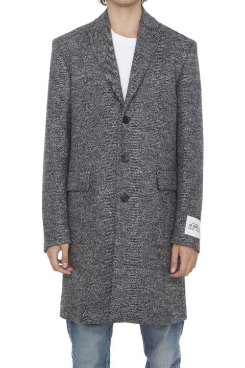 Dolce & Gabbana Coats & Jackets for Men Dolce & Gabbana Re-edition Wool Coat