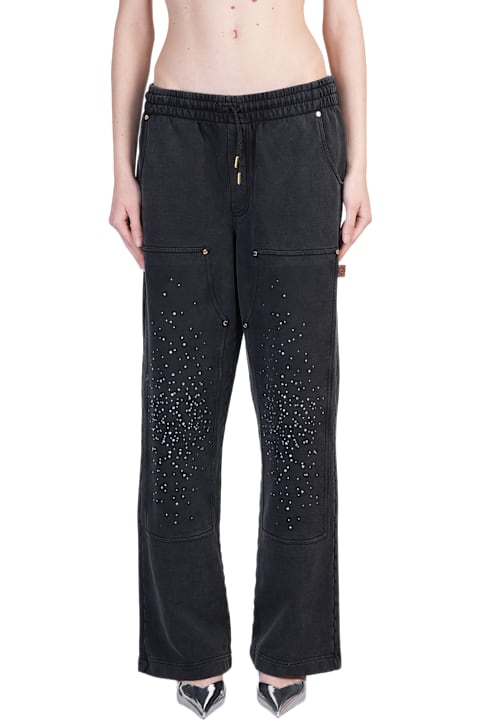 Casablanca Clothing for Women Casablanca Pants In Black Cotton