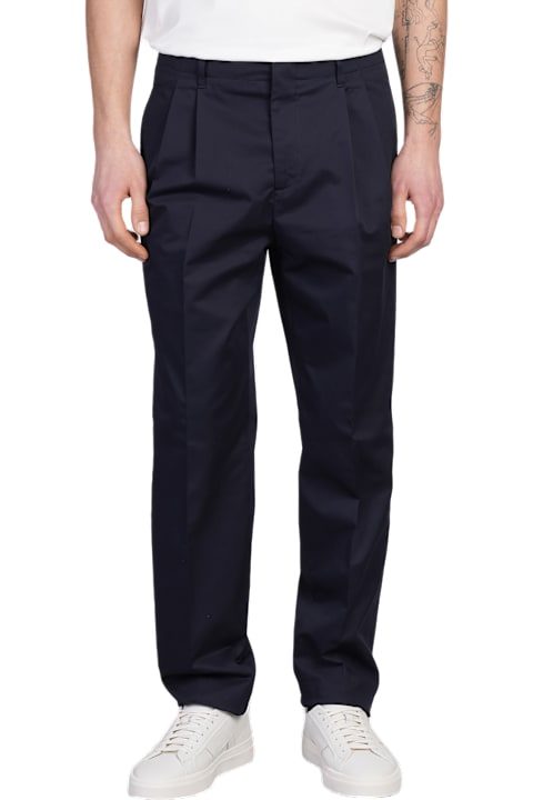 Lardini Pants for Men Lardini Pants In Blue Cotton