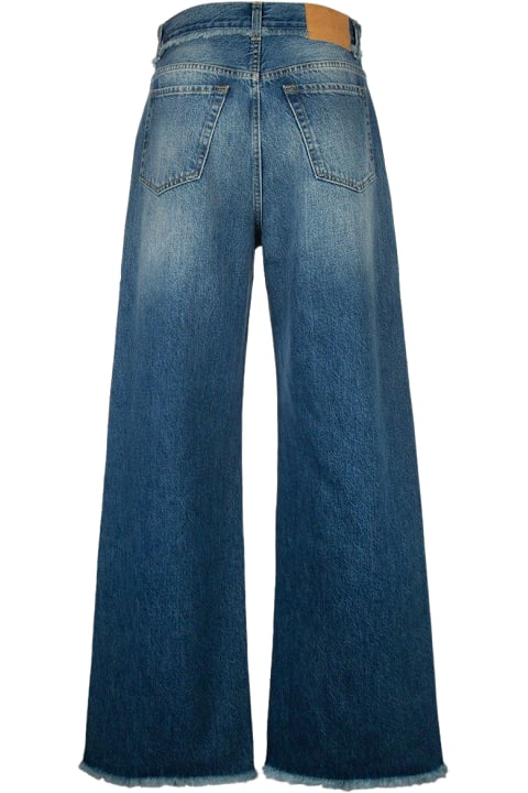 Alanui Women Alanui Fringed Relaxed Denim Pants
