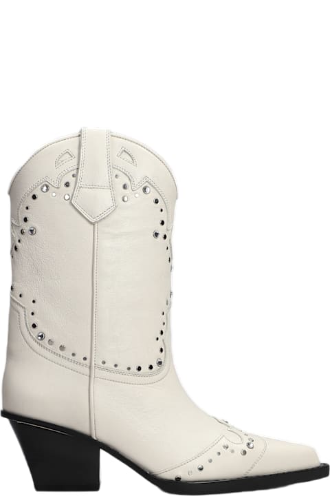 Paris Texas Boots for Women Paris Texas Janice Boot 60 Texan Boots In White Leather