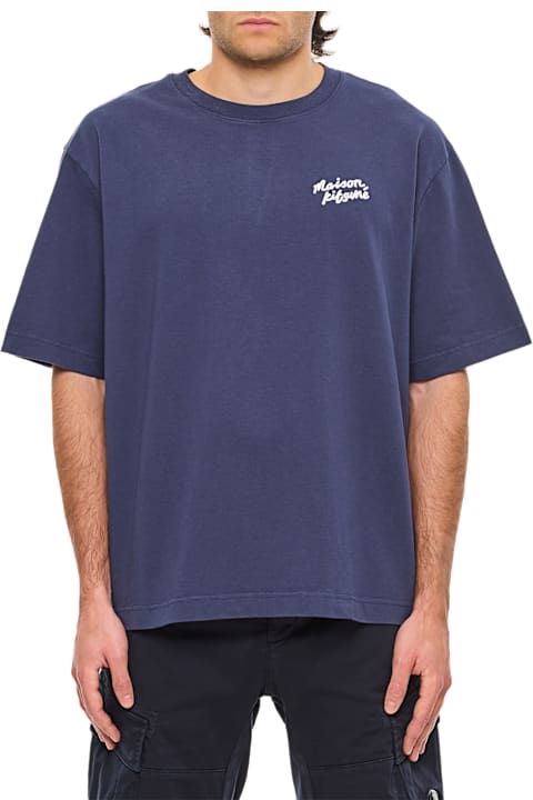 Homeware Maison Kitsuné Maison Kitsune Handwriting Embroidery Oversize Tee