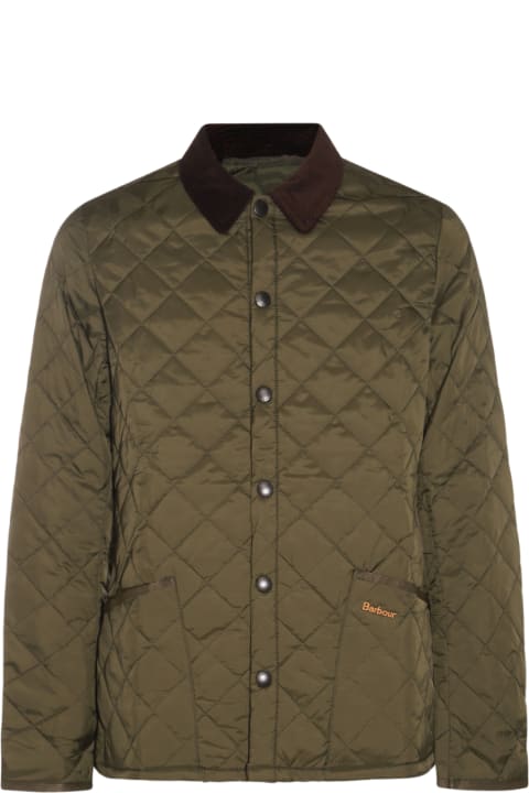 Coats & Jackets for Men Barbour Olive Down Jacket