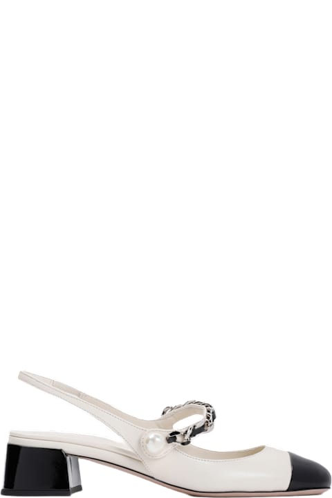 Miu Miu High-Heeled Shoes for Women Miu Miu Leather Pumps