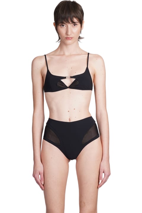 Swimwear for Women Mugler Beachwear In Black Polyamide