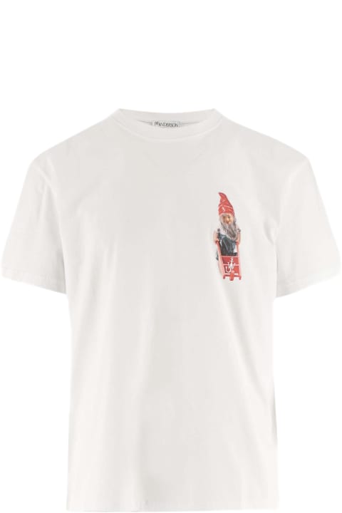 J.W. Anderson for Men J.W. Anderson Cotton T-shirt With Graphic Print And Logo