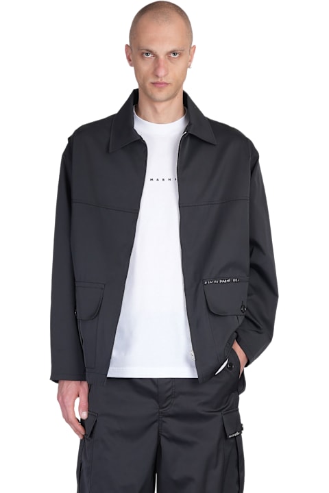 Marni for Men Marni Casual Jacket In Black Polyester