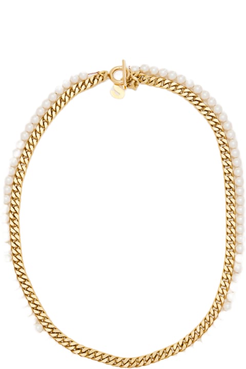ウィメンズ Sacaiのネックレス Sacai Pearl Chain Long Necklace