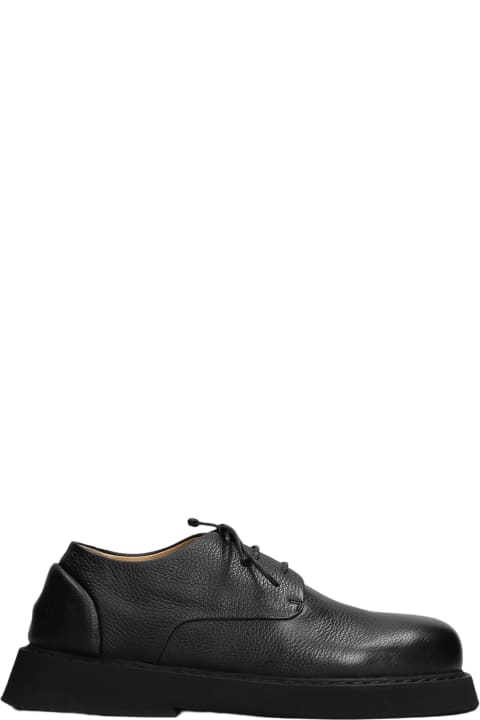 Marsell Laced Shoes for Men Marsell Lace Up Shoes In Black Leather