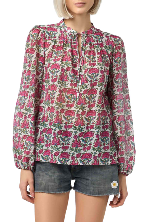 Homeware MC2 Saint Barth Woman Silk Voile Blouse Harper