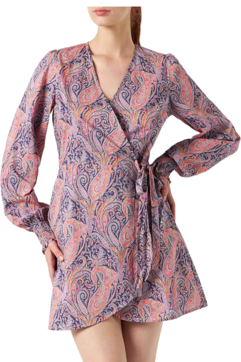 MC2 Saint Barth for Women MC2 Saint Barth Cotton Short Dress Brilly With Liberty Print | Made With Liberty Fabric