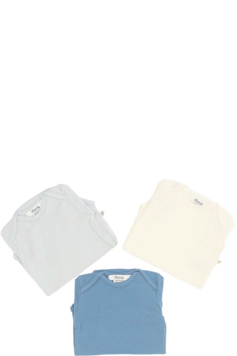 Bonpoint Bodysuits & Sets for Baby Boys Bonpoint Set Of Three Cotton Bodysuits