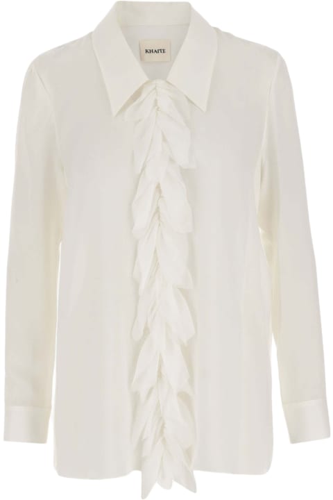 Homeware Khaite Luca Ruffle Shirt
