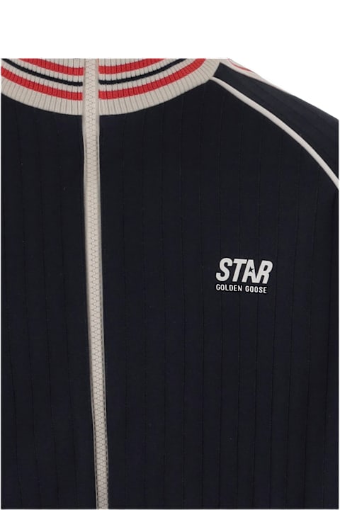 Golden Goose Sweaters for Men Golden Goose Nylon Sweatshirt With Logo