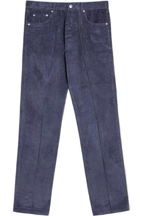 doppiaa Pants for Men doppiaa Aacero Cotton Corduroy Trousers
