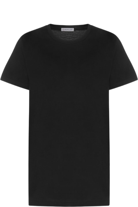 Moncler Clothing for Women Moncler Logo-patch Cotton T-shirt