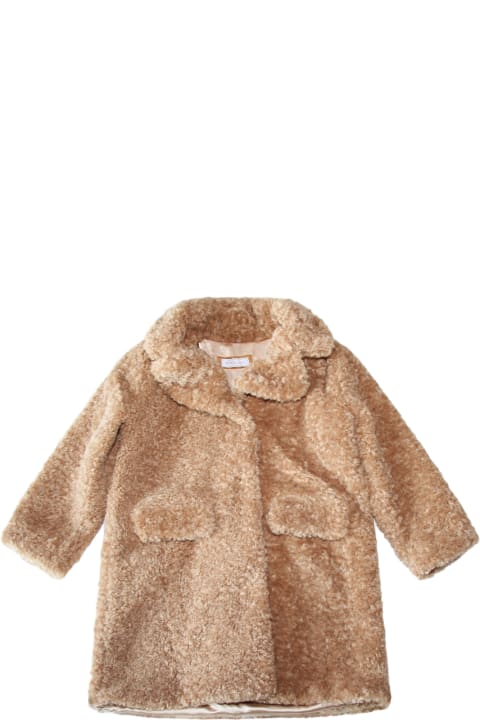 Fashion for Girls Monnalisa Beige Teddy Coat