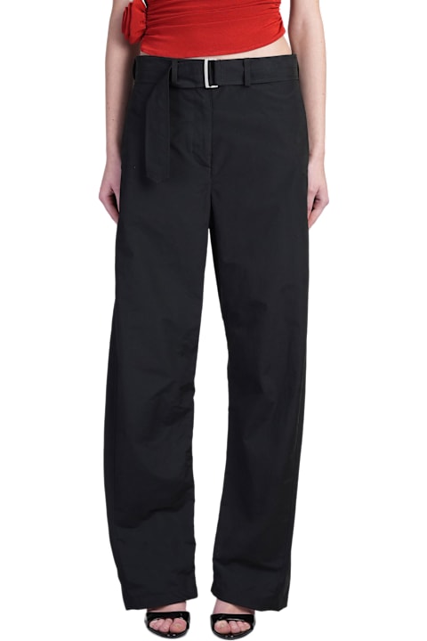 Magda Butrym for Women Magda Butrym Pants 02 Pants In Black Cotton