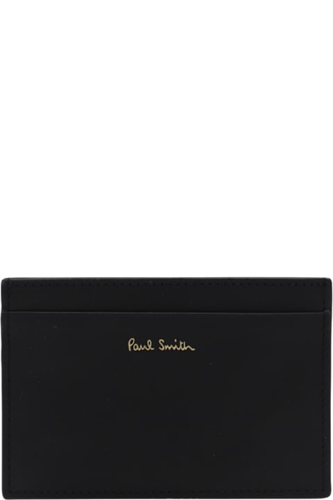 Paul Smith Wallets for Women Paul Smith Black Leather Card Holder