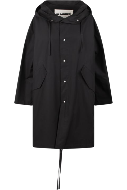 Coats & Jackets for Women Jil Sander Jilsander Logo-print Parka