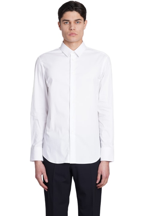 Emporio Armani for Men Emporio Armani Shirt In White Cotton