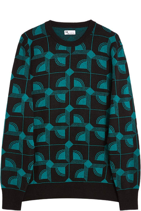 doppiaa for Women doppiaa Aavellino Jacuqard Wool Crewneck