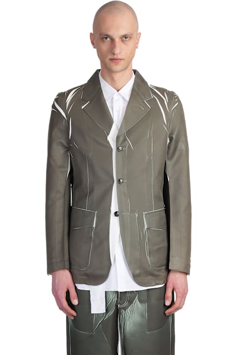 Comme des Garçons Shirt for Men Comme des Garçons Shirt Blazer In Green Polyester