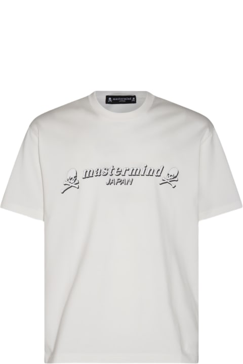 メンズ Mastermind Japanのトップス Mastermind Japan White And Black Cotton T-shirt