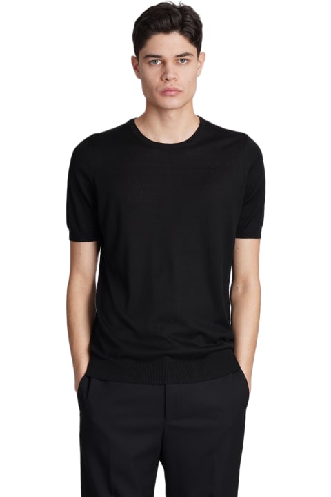 Fashion for Women Tagliatore 0205 Josh T-shirt In Black Silk