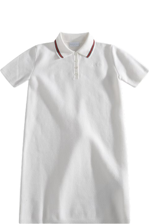 Jumpsuits for Girls Gucci White Cotton Dress