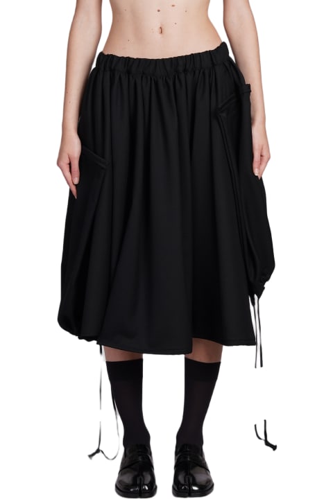 Skirts for Women Comme des Garçons Skirt In Black Wool
