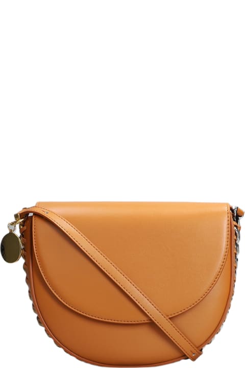 Stella McCartney for Women Stella McCartney Alter Mat Shoulder Bag In Orange Faux Leather