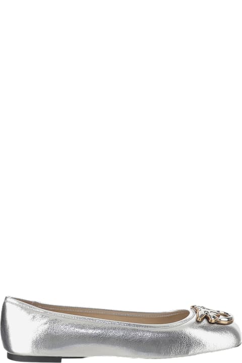 Pinko Laced Shoes for Women Pinko Joy Leather Ballet Flats