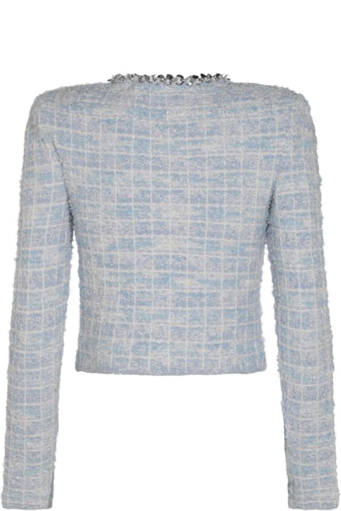 self-portrait Sweaters for Women self-portrait Blue Knitwear