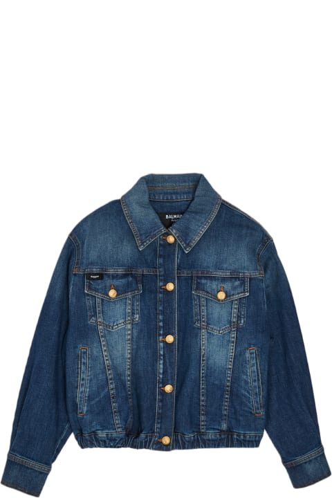 Balmain Coats & Jackets for Girls Balmain Denim Jacket Jacket