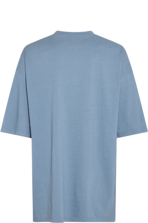 Undercover Jun Takahashi Clothing for Men Undercover Jun Takahashi Light Blue Cotton T-shirt