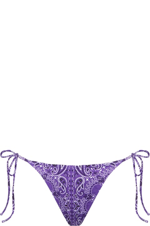 Homeware MC2 Saint Barth Woman Cheeky Swim Briefs With Bandanna Print