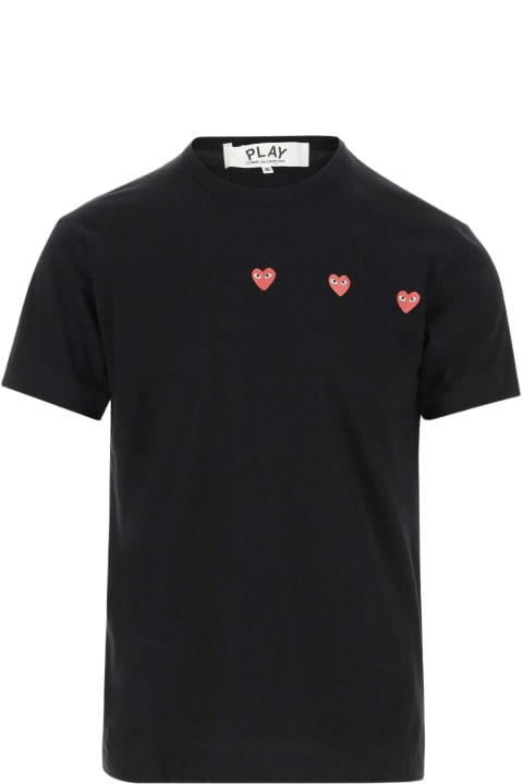 Topwear for Women Comme des Garçons Cotton T-shirt With Logo