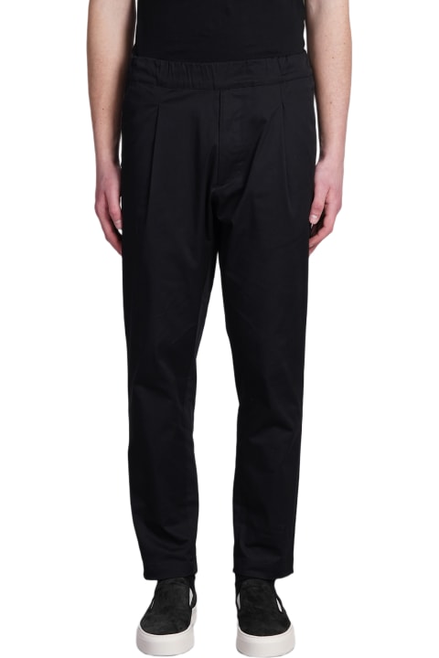 Fashion for Men Low Brand Seul Work Pants In Black Cotton