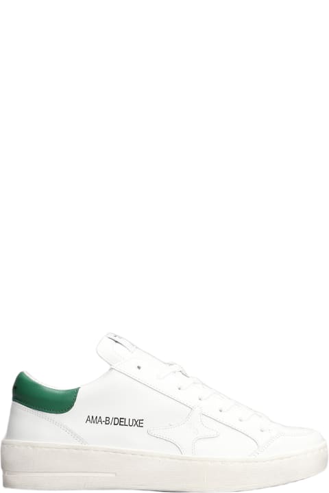 メンズ AMA-BRANDのスニーカー AMA-BRAND Sneakers In White Leather