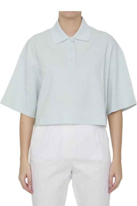 Topwear for Women Bottega Veneta Cropped Polo Shirt