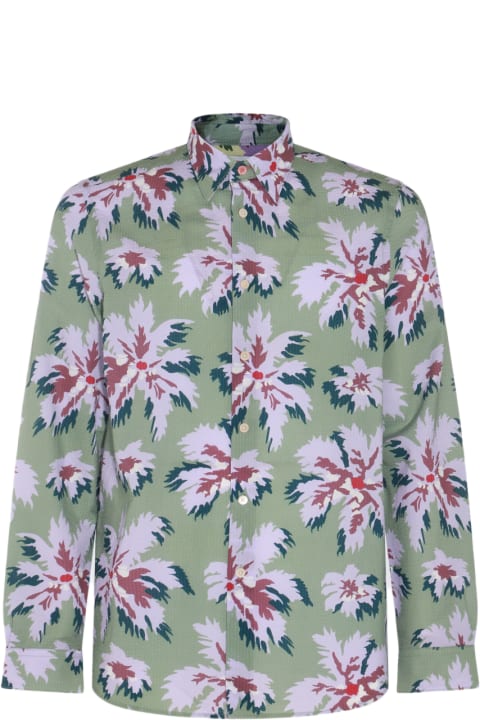 Paul Smith for Men Paul Smith Green Multicolour Cotton Shirt