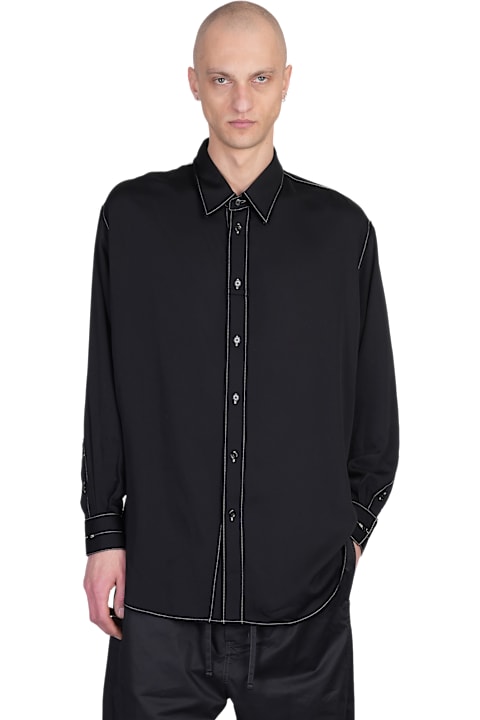 メンズ Lemaireのウェア Lemaire Shirt In Black Viscose